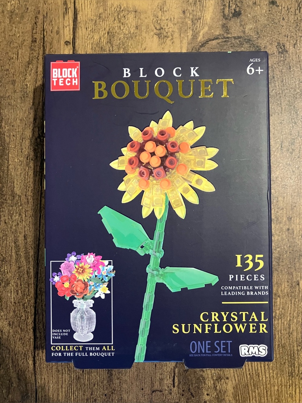 Block tech crystal sunflower